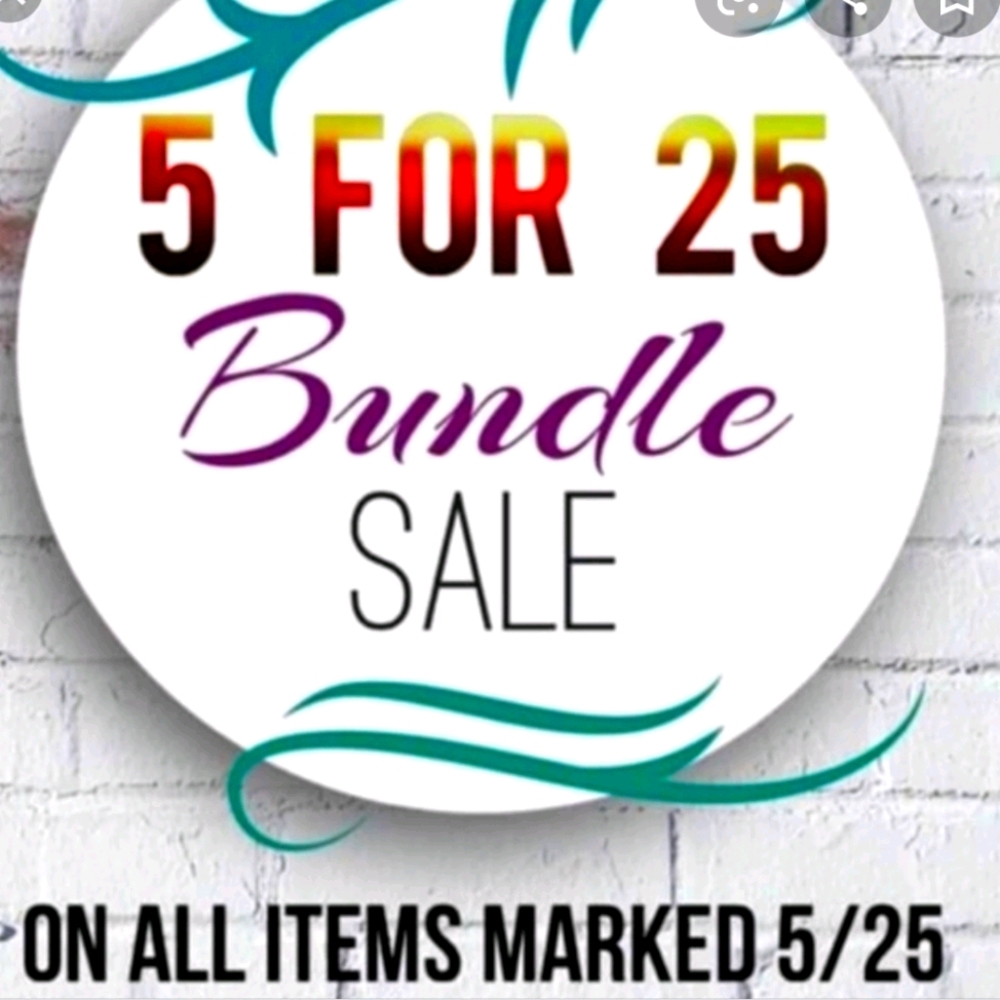 5 for $25